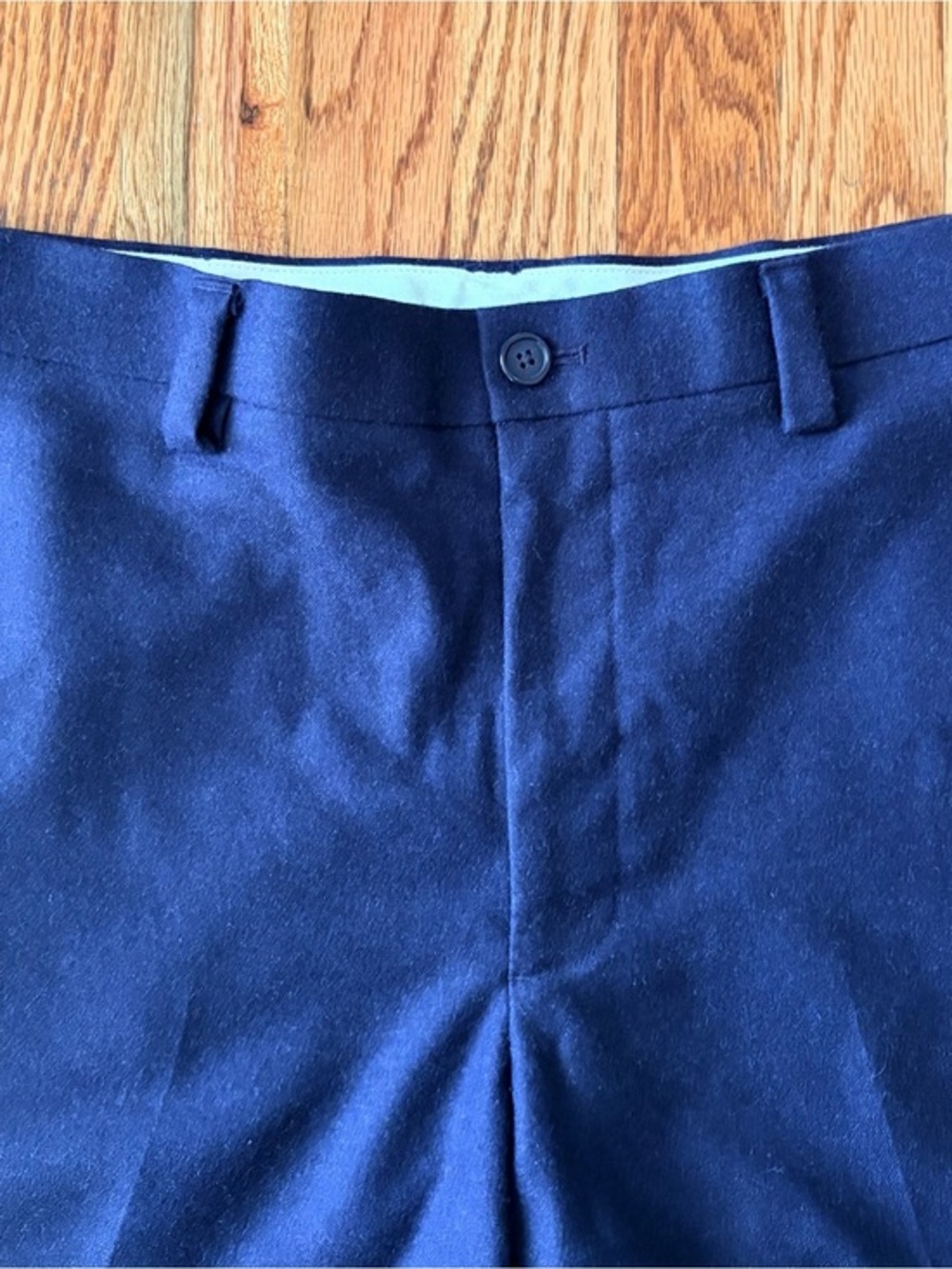 L.L. Bean Men's Navy Dress Pants - Flat Front